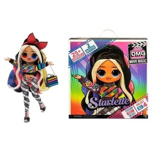 LOL Surprise OMG Movie Magic Starlette Fashion Doll With 25 Surprises